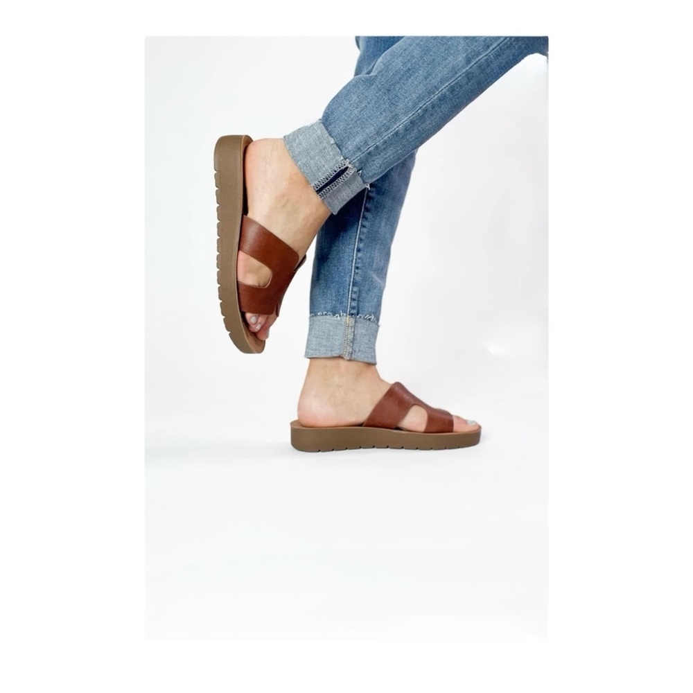 Corkys Hold Please Slide Sandal- Bourbon NIB - Picture 6 of 6